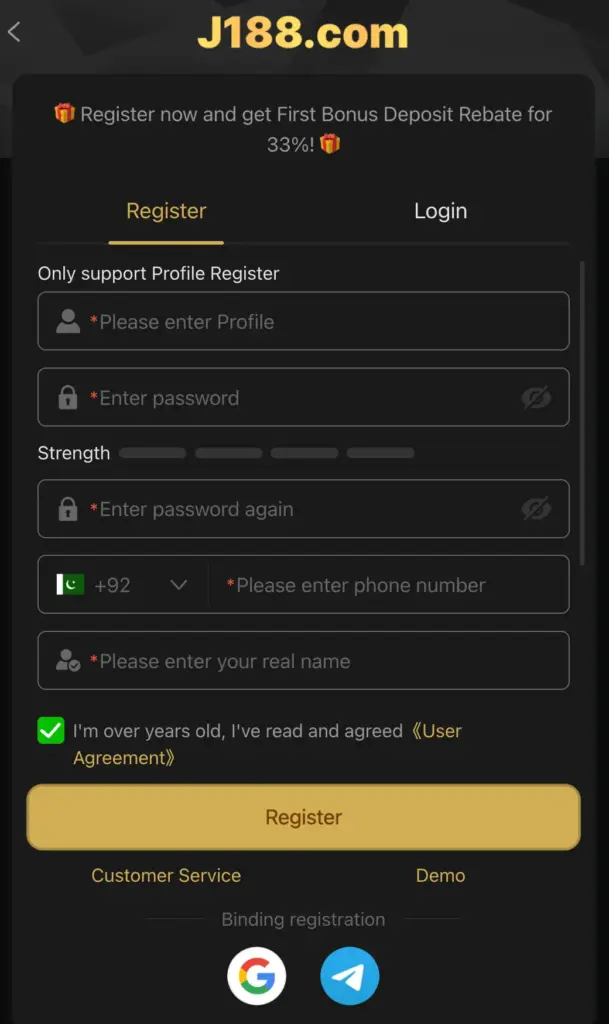 j188 game download create account
